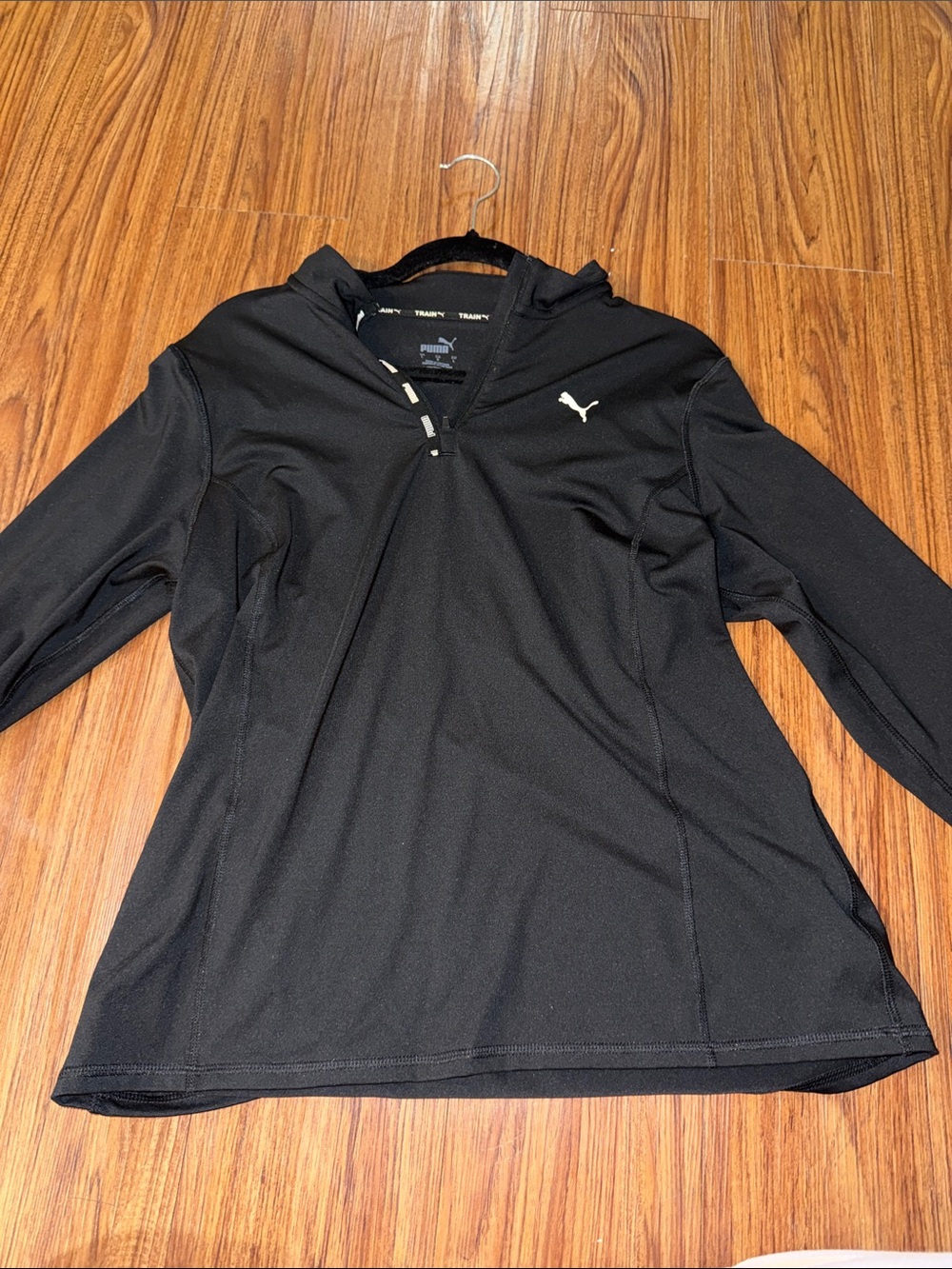 Puma Black Lightweight Hooded Training Jacket